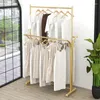 Hangers Clothes Rack Double-row Multifunctional Balcony For Indoor And Outdoor Living Room.