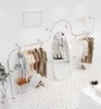 Hangers On The Wall Stainless Steel Creative Hanger Women's Clothing Store Wall-mounted Display Rack Support Customized
