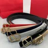 2022 Luxury Designer Belt Classic Solid Color Gold Letter Belts For Women Designers Vintage Pin Needle Buckle Belts 6Colors Width2635