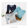 Printemps Automne Corée Style 2 3 4-10 Ans Cadeau D'anniversaire Pour Enfants À Manches Longues Dessin Animé Animal Imprimé Enfants Bébé Garçon Sweat 240103