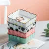 Plates 1pc Cartoon Animal Baking Plate Ceramic Baked Dish Ovenware Tray Pasta Bowl Serving 500ml