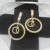 New Circular Letter Earrings Design Earring for Woman Fashion Earrings Gift Jewelry