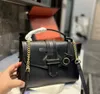 Bolso de diseñador clásico para mujer, bolso de mano con bloqueo Retro, bolso de mano para mujer, bandolera, bandolera de gran capacidad