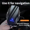 Q3 Smart Sensor Car Phone Wireless Charger 15W Qi Fast Charging Auto-Clamping Phone Holder Air Vent Phone Holder för iPhone Series och alla QI Aktivera Android-mobiltelefoner