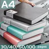 30 60 80 80 100 sidor A4 Mappinformation Bok Insert File Album Studentkontor levererar kontraktslagringsdokument Bag 240102
