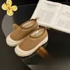 Australiska märke sneakers designer tazz casual skor tasman skor plattform tofflor glid på bomull lapptäcke män kort mule runda huvud stövlar lyxiga sportskor