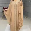 Этническая одежда Abayas Femme Ramadan Dubai Мусульманское платье Комплект из 2 предметов Женский роскошный кафтан Исламское кимоно Халат Кафтан Марокаиновое вечернее платье 2024