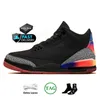 nike air jordan 3 jumpman 3s Siyah, beyaz çimento ayakkabıları, erkek spor ayakkabıları【code ：OCTEU21】