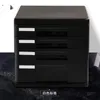 Desktop File Cabinet A4 Data Storage Box Organizer Plastic Drawer Fourlayer Stationery Office Supplies 240102