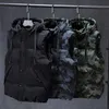 Men's Vests Winter Men Plus Size 6xl 7xl 8xl 9xl 10xl Parka Vest Waistcoat Hoodie camouflage Sleeveless Jackets Warm Parka Waistcoat Men J240103