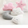 Cloud Plush Toy Sleeping Accompany Decoration Pillow Kids Sofa Backrest Support Cushion Baby Room Decor Infant Accessories 240102