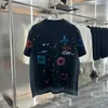 Tasarımcı T Shirt Avrupa Lüks Mektup Grafik Baskı Logosu Moda Erkekler Kısa Kollu Tshirt Tasarımcı Kadın Giyin Günlük Pamuk Tees Büyük Boy Boyu S-XL