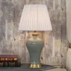 Vazolar Çin Antika Oturma Odası Çalışması Retro Vintage Masa Lambası Porselen Seramik Masa Lambası Düğün Dekorasyonu İş Masa Lambası Çatlak