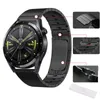 Watches 22mm Smart Watch Strap för Huawei Watch GT3 46mm rostfritt stål Correa Metal Watch Band för GT2 46mm GT2E GT Runner Wristband