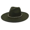 Sombrero Fedora de lujo para hombre y mujer, decoración de boda, pegatina, accesorios de diamantes, sombrero de Panamá, sombrero de invierno, 240102