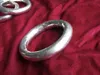 Bangle Ethnic jewelry Personality Handmade Miao silver bracelet Exaggerated glossy hollow bracelet