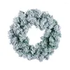 Dekorativa blommor E5BB Pine Wreath Wedding Decoration Wall Hanging Artificial Props Festival vårdekor för dörrträdgård