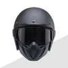 Мотоциклетные шлемы 3K MaBlack из углеродного волокна, шлем с открытым лицом, унисекс, четырехсезонный, сверхлегкий реактивный скутер в горошек