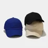 Gorras de bola 2024 Moda Damas Color sólido Tablero ligero Material de algodón Ajustable Casual Playa Estilo simple Gorra de béisbol