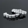 Moissanite Grillz Custom Hip Hop 금도금 치아 공주 컷 Sier VVS Mossanite Jewelry와 보이지 않습니다.