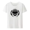 Flamme Tête De Crâne Punk Modal Impression T-shirt La Progéniture Bande Hip-hop Hipster Streetwear Hommes Femmes Rue Mode Cool Camisetas 240102