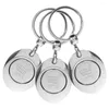 Keychains Metal Shopping Trolley Token Key Ring Portable Coin Holder Supermarket Cart Chip Keychain