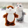 Pets Sıcak Satış Hamster Talk Ses Kayıt Tekrar Hamster Doldurulmuş Peluş Hayvan Çocukları Çocuk Oyuncak Talking Hamster Peluş Oyuncaklar Noel