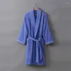 Havlu bornoz erkekleri pamuk terry kimono banyo bornoz kalın sıcak kış giyinme elbisesi kadın el pijama nedime elbiseleri
