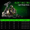 Seaknight Brand Archer2シリーズフィッシングリール5.2 1 4.9 1 Max Drag Power 28lbsアルミニウムスプールフィッシュアラームスピンリール2000-6000 240102