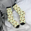 Chaussettes pour hommes Motif imprimé Mignon Hommes Femmes Cyclisme Nouveauté Printemps Été Automne Hiver Bas Cadeau