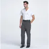 Chef Pants Restaurant Uniform Trousers Gray Striped Elastic Workwear for Men Zebra Cook Costume 240102