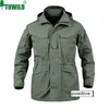 Vestes pour hommes Tuwild Archon Tactique Trench-Coat Guerrier à l'armée américaine M65 Veste Multiple Jaqueta Cowboy Coupe-vent