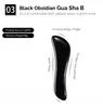 Gua Sha Facial Tools with Gift Box Natural Obsidian Guasha Massage Scraping Stone SPA Body Face Healing Health Care Reduce Puffiness Beauty Skin Care