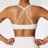 Aktiva skjortor Sexig Sports BRA Gym Top Women Training Running Yoga Stretch Underwear Push Up Fitness Workout Tank Tops