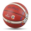 Gesmolten basketbalbal Officiële maat 765 PU-materiaal Ballen van hoge kwaliteit Outdoor Indoor Match Training Basketbal basketbol topu 240102