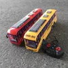 130 Rc Bus Electric Remote Control Car with Light Tour School City Model 27Mhz Radio Controlled Machine Toys for Boys Kids 240103