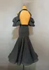 Stage Wear Ballroom Dance Dress Adult Black Off-Shoulder Competition Prom Sexy Backless Dancewear Tango Waltz Clothes DL10496