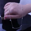 Kedjor koreanska kort S925 kärlek halsband minimalistisk premium krage kedja sterling silver persika hjärta mångsidiga smycken 2024