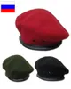 Army Cosplay oddychający żołnierz Trening Mężczyzna Beret Hat Męska kobieta wełniana bluszczowa czapki Prezent 4180802