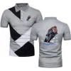 Youth Polo Shirts TShirt Fabio Quartararo Motorcycle Rider Racing Tees Men's Lapel Style Short Sleeve Jersey Contrast Color Polo