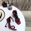 2024 frauen Sandalen party Sandale schuh sexy Heels Super 11 cm Dame hochzeit Metall Gürtel schnalle High Heel Frau schuhe