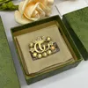 Broche plaquée or 18 carats, bijoux de créateur, mode classique, décoration de broche simple et polyvalente, accessoires cadeaux