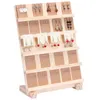 Boxes Wood Earrings Bangle Display Stand 2/3/4/5 Layers Shelf Mobile Phone Wallet Holder Detachable Vertical Simple Fram
