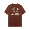 Heren t-shirt designer mode korte mouw galerijen t-shirt Katoen tee letters print T-shirts High Street luxe merk dames vrijetijdstops Maat XS-XL-9