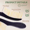 Wide Tooth Hair Combs Anti-Static Wood Comb for Styling Detangling Hair Brush for Women Head Acupuncture Point Massage Brush 240102