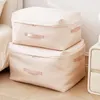 Foldable Storage Bag Organizer For Blankets Cloth Quilt Bolsa Almacenamiento Ropa Closet Travel Home 240102