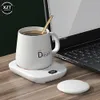 Riscaldatore per tazza USB Scaldatazze per caffè Latte Tè Temporizzazione dell'acqua Tappetino riscaldante Tappetino caldo Sottobicchiere a temperatura costante Forniture 240102