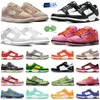 Casual Shoes Men kobiety płaskie trampki panda biały czarny czarny niebieski szara mgła mody średnia oliwkowa potrójna różowa rozproszona taupe piaskowate kakao trenerzy sportowe trampki buty gai gai