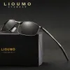 LIOUMO Brand Design Neue Luftfahrt männliche Sonnenbrille Polarisierte Schutzbrille Frauen Frauen Sonnenbrillen HD Fahrspiegel Gläser307V