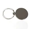 Keychains Mini Special Perpetual Calendar Keychain Ring 50 Years Unique Metal Keyring Men Women Party Gift Key Holder Ewelry